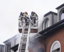 Pożar w kamienicy przy ul. Kościuszki