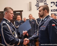 Ślubowanie nowych policjantów we Wrocławiu