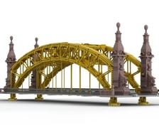 Most Zwierzyniecki z klocków Lego