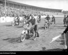 Zawody motocyklowe na Stadionie Olimpijskim, lata 1948-1953.