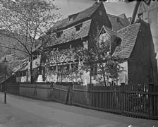 Ul. Zaułek Koci. Lata 1905-1920 . Widok na północny zachód