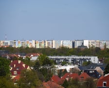Panorama Wrocławia z perspektywy Krzyków - maj 2023