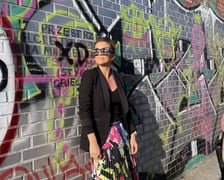 spódnica "Bang" zaprojektowana przez wrocławskiego artystę Krzysztofa Cichonia