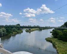 Most Olimpijski nad Odrą (Aleja Wielkiej Wyspy) w budowie, pierwsze dni lipca 2023 r.