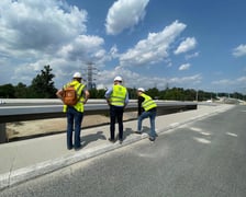 Most Olimpijski nad Odrą (Aleja Wielkiej Wyspy) w budowie, pierwsze dni lipca 2023 r.