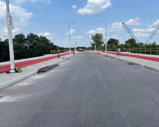 Most Olimpijski nad Odrą (Aleja Wielkiej Wyspy) w budowie, pierwsze dni lipca 2023 r.