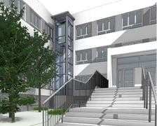 Tak będzie wyglądał szkolny budynek po przebudowie