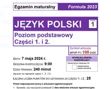 Formuła 2023, matura z języka polskiego