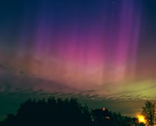 <p>Zorza, noc z 10 na 11 maja 2024.</p>