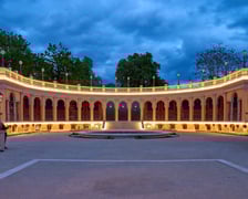 Na zdjęciu kolumnada Bastionu Sakwowego po remoncie. Sprawdź, kiedy obiekt zostanie oficjalnie otwarty dla zwiedzających!
