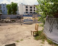 Trwający obecnie remont podwórka na Przedmieściu Oławskim