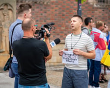 Marsz przeciw zbrodniom rosyjskim dokonywanym w Ukrainie. Wrocław, 13.07.2024