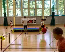 <p>Sala gimnastyczna w szkole przy ul. Trwałej</p>