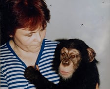 <p>Elżbieta Gajewska i jej podopieczny</p>