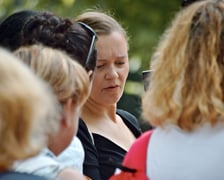 <p>Spacer sąsiedzki po Psim Polu (18.08.2024), oprowadzają Monika Glińska i Zhanna Nogina</p>