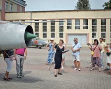 <p>Spacer sąsiedzki po Psim Polu (18.08.2024), oprowadzają Monika Glińska i Zhanna Nogina</p>