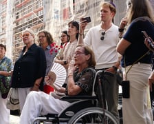 Kamienie pamięci Stolpersteine przy ul. Lelewela, 3 września 2024 r.