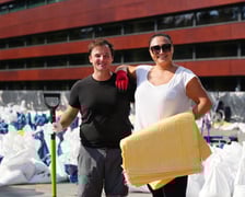 Budowa umocnień pod Narodowym Forum Muzyki