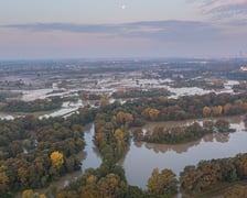 Polder Oławka i wylewająca się na wysokości Blizanowic na pola Odra - 19.09.2024