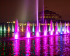 <p>Wrocławska Fontanna Multimedialna - pokaz</p>