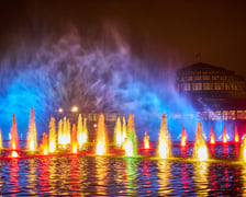 <p>Wrocławska Fontanna Multimedialna - pokaz</p>