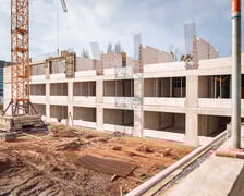 Budowa ZSP na Zwycięskiej (koniec lutego 2025 roku)