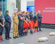 Pokaz udzielania pierwszej pomocy w USK we Wrocławiu - 16 października 2024