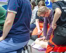 Pokaz udzielania pierwszej pomocy w USK we Wrocławiu - 16 października 2024