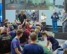 Pokaz udzielania pierwszej pomocy w USK we Wrocławiu - 16 października 2024