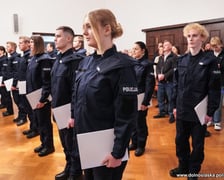 Ślubowanie nowych policjantów we Wrocławiu