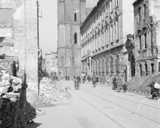 <p>Wrocław w 1950 roku. Centrum miasta</p>