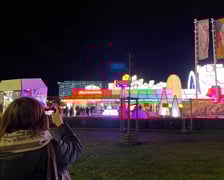 Świetlna instalacja na Gaju