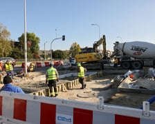 Budowa TAT na Jagodno w październiku 2024 roku