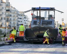 Budowa TAT na Jagodno w październiku 2024 roku