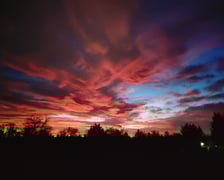 Niebo nad Wrocławiem - 1 stycznia 2025 r.