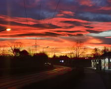 Niebo nad Wrocławiem - 1 stycznia 2025 r.