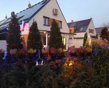 Przystrojone domy na Kowalach