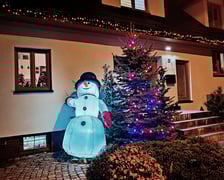 Przystrojone domy na Kowalach