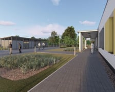 Wizualizacja ośrodka dla osób w kryzysie bezdomności przy ul. Popielskiego 8