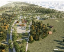 <p>Wizualizacja z koncepcji Zielonego Klina Południa Wrocławia</p>