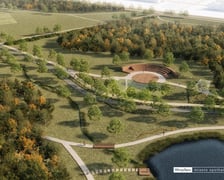 <p>Wizualizacja z koncepcji Zielonego Klina Południa Wrocławia</p>