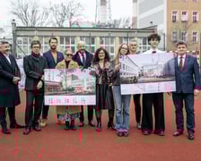 Przebudowa LO nr III we Wrocławiu - konferencja prasowa 26.02.2025 r.