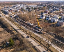 <p>Budowa zbiornika retencyjnego na Jagodnie, widok z drona</p>