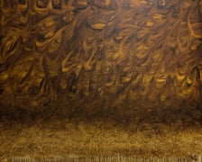 <p>Obraz namalowany przez Dariusza Wojdygę przy użyciu pigmentu zrobionego z rdzy</p>