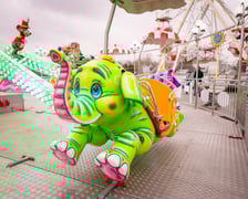 Wesołe miasteczko przy stadionie Tarczyński Arena - 23.03.2025 r.