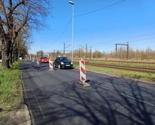 Mościckiego po wymianie nawierzchni, kwiecień 2025
