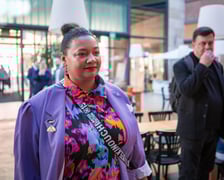 <p>Gala 30 Kreatywnych Wrocław 2025. Emose Katarzyna Uhunmwangho, laureatka 30 Kreatywnych Wrocławia w kategorii kultura/sztuka/dizajn</p>