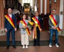 Pożegnanie Wojciecha Adamskiego w Kaplicy Rajców Miejskich Wrocławia w Kościele Garnizonowym