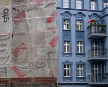 Kamienice przy Kurkowej w remoncie, czerwiec 2025