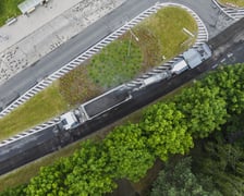 Sprzęt budowlany i drogowcy na Bajana, pierwszy dzień remontu (23 czerwca 2025)